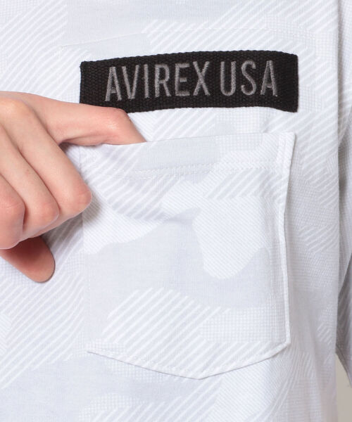 AVIREX（アヴィレックス）の「ファティーグ Tシャツ/SS FATIGUE T-SHIRT/アヴィレックス/AVIREX（Tシャツ/カットソー・メンズ・White/Black/ホワイト/ブラック/オリーブ/ネイビー・X-LARGE/MEDIUM/LARGE/XX-LARGE/SMALL）」の10枚目の写真