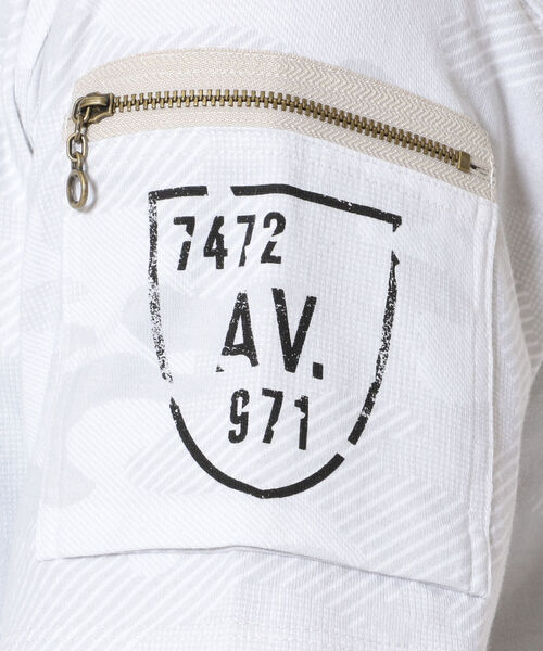 AVIREX（アヴィレックス）の「ファティーグ Tシャツ/SS FATIGUE T-SHIRT/アヴィレックス/AVIREX（Tシャツ/カットソー・メンズ・White/Black/ホワイト/ブラック/オリーブ/ネイビー・X-LARGE/MEDIUM/LARGE/XX-LARGE/SMALL）」の14枚目の写真