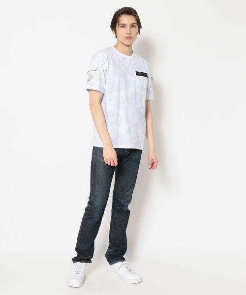 AVIREX（アヴィレックス）の「ファティーグ Tシャツ/SS FATIGUE T-SHIRT/アヴィレックス/AVIREX（Tシャツ/カットソー・メンズ・White/Black/ホワイト/ブラック/オリーブ/ネイビー・X-LARGE/MEDIUM/LARGE/XX-LARGE/SMALL）」の16枚目の写真