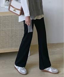 MAYBLUE イージーブーツカットパンツ