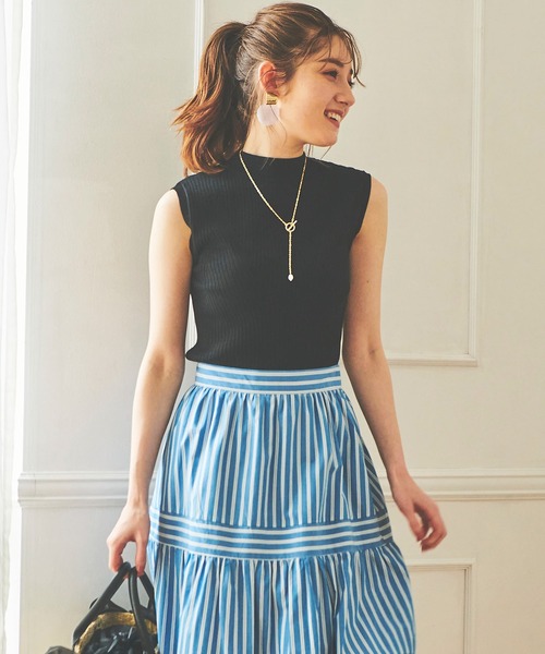 31 Sons de mode(トランテアン ソン ドゥ モード)の「パールYシェイプネックレス(ネックレス・レディース・ゴールド・FREE)」の7枚目の写真