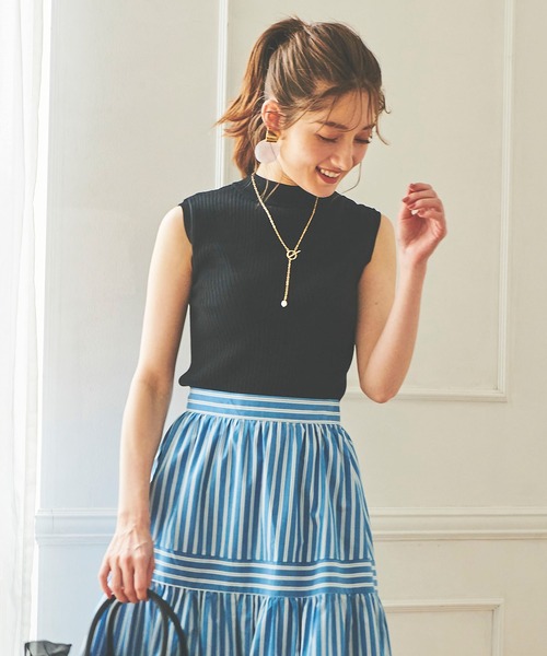 31 Sons de mode(トランテアン ソン ドゥ モード)の「パールYシェイプネックレス(ネックレス・レディース・ゴールド・FREE)」の8枚目の写真