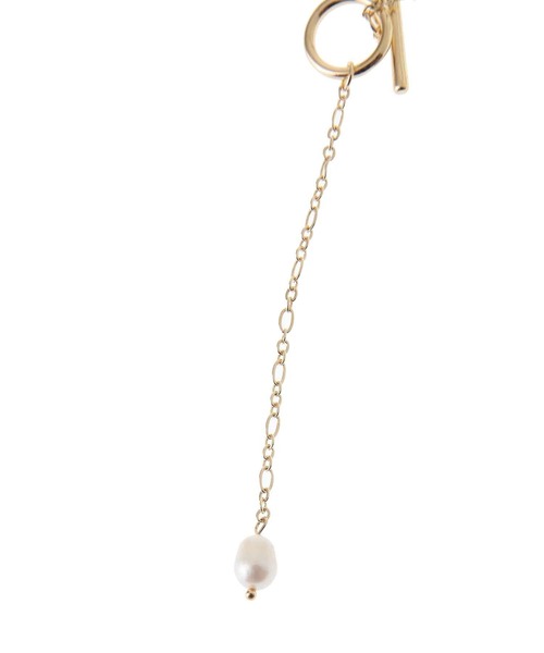 31 Sons de mode(トランテアン ソン ドゥ モード)の「パールYシェイプネックレス(ネックレス・レディース・ゴールド・FREE)」の6枚目の写真