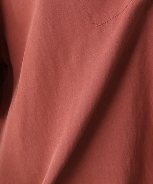 A part by（アパートバイ）の「RyLiスタンドロング半袖シャツ　947032（シャツ/ブラウス・レディース・オフホワイト/カーキ/グレー系その他4/オレンジ系その他5・FREE）」の19枚目の写真