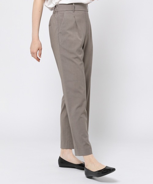 GLOBAL WORK(グローバルワーク)の「ウツクシルエットDRYストレートパンツ/937205(その他パンツ・レディース・ブラック/ブラウン系その他/アイボリー/グリーン・MEDIUM/SMALL/LARGE)」の14枚目の写真