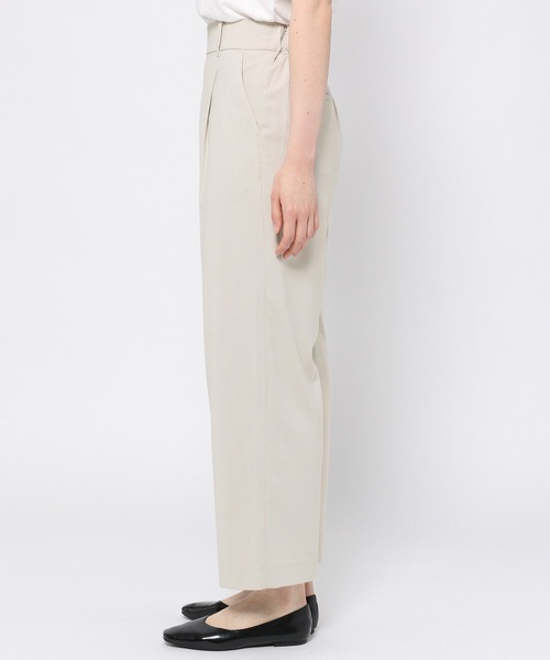 GLOBAL WORK(グローバルワーク)の「ウツクシルエットDRYストレートパンツ/937205(その他パンツ・レディース・ブラック/ブラウン系その他/アイボリー/グリーン・MEDIUM/SMALL/LARGE)」の19枚目の写真