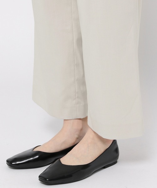 GLOBAL WORK(グローバルワーク)の「ウツクシルエットDRYストレートパンツ/937205(その他パンツ・レディース・ブラック/ブラウン系その他/アイボリー/グリーン・MEDIUM/SMALL/LARGE)」の13枚目の写真