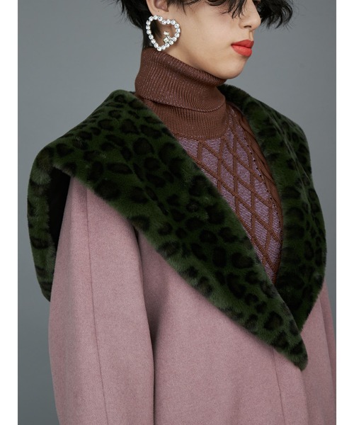 パメオポーズ　コート NEW ARRIVAL】 ✓SHAGGY WITH RIBBON COAT ¥41,800(inc.tax