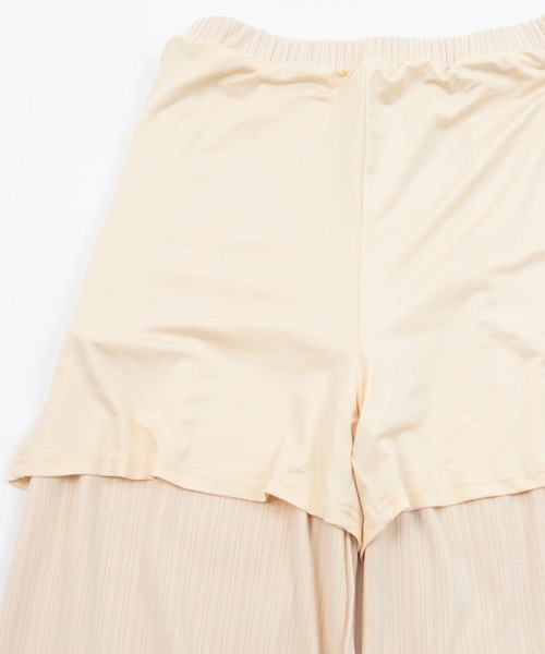 SEA DRESS（シードレス）の「ﾊﾞｯｸｸﾛｽﾀﾝｸﾄｯﾌﾟ×ﾊﾟﾝﾂｾｯﾄｱｯﾌﾟ（セットアップ・レディース・ブラウン/オフホワイト/グレイッシュベージュ・S/M/L）」の7枚目の写真