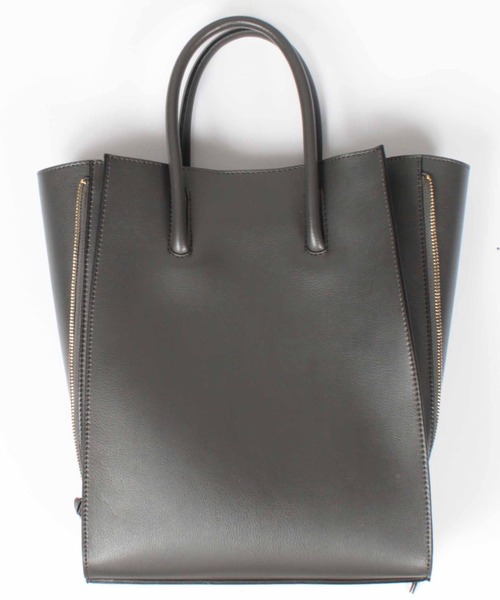 12Twelve Agenda(トゥエルブ アジェンダ)の「サイドファスナーA4トートバッグ(トートバッグ・レディース・ベージュ/チャコールグレー/ブラウン・FREE)」の6枚目の写真