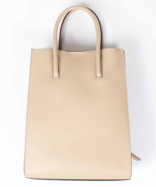 12Twelve Agenda(トゥエルブ アジェンダ)の「サイドファスナーA4トートバッグ(トートバッグ・レディース・ベージュ/チャコールグレー/ブラウン・FREE)」の9枚目の写真