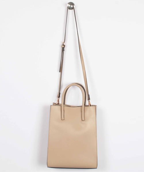12Twelve Agenda(トゥエルブ アジェンダ)の「サイドファスナーA4トートバッグ(トートバッグ・レディース・ベージュ/チャコールグレー/ブラウン・FREE)」の12枚目の写真