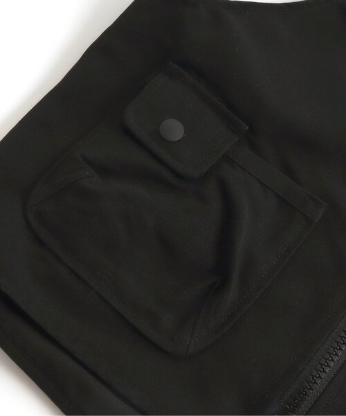 apres les cours（アプレレクール）の「ユーティリティベスト_撥水加工（ベスト・キッズ・ブラック・110/130）」の8枚目の写真