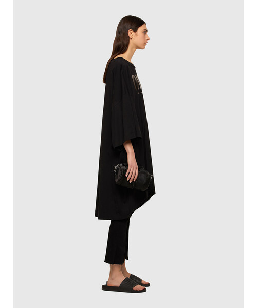 DIESEL（ディーゼル）の「レディース ワンピース ロゴ プリント 半袖 ドレス（ワンピース・レディース・ホワイト/パープル/ブラック・SMALL/X-SMALL/XX-SMALL）」の13枚目の写真