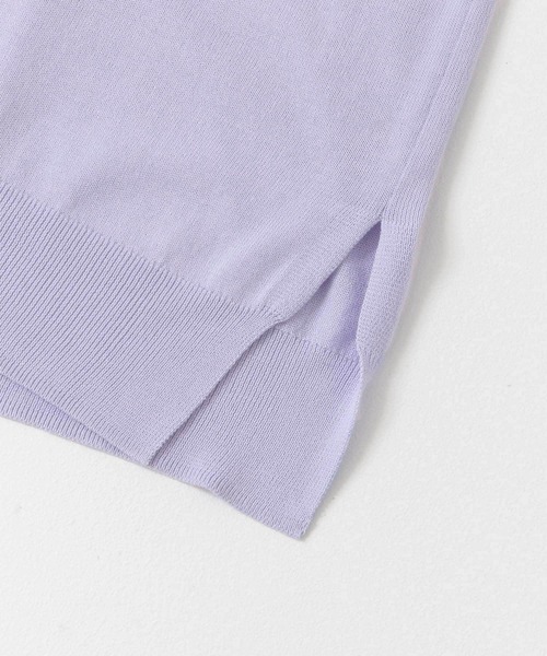 URBAN RESEARCH Sonny Label（アーバンリサーチサニーレーベル）の「〈接触冷感〉クールミストフレンチスリーブプルオーバー（ニット/セーター・レディース・ブラック/ブルー系その他/オフホワイト・FREE）」の5枚目の写真