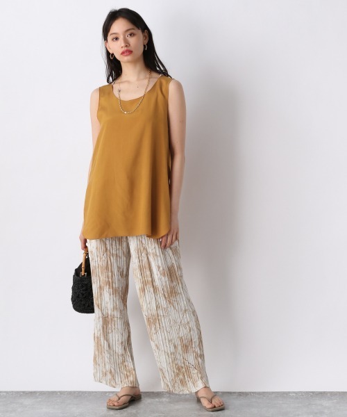 JEANASIS（ジーナシス）の「シルクタッチサテンタンク/943264（タンクトップ・レディース・アイボリー/ブラウン系その他/ライトピンク・FREE）」の18枚目の写真