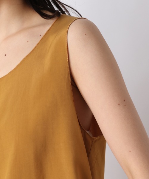 JEANASIS（ジーナシス）の「シルクタッチサテンタンク/943264（タンクトップ・レディース・アイボリー/ブラウン系その他/ライトピンク・FREE）」の17枚目の写真