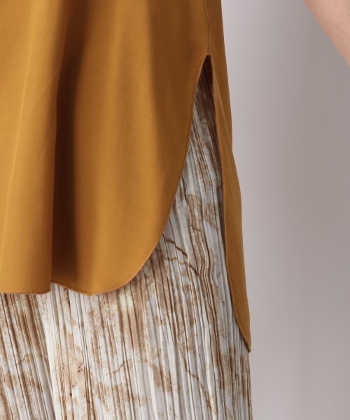 JEANASIS（ジーナシス）の「シルクタッチサテンタンク/943264（タンクトップ・レディース・アイボリー/ブラウン系その他/ライトピンク・FREE）」の12枚目の写真