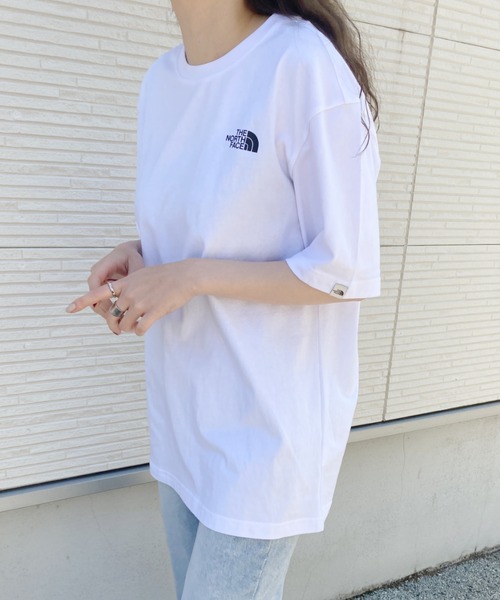 THE NORTH FACE（ザノースフェイス）の「国内未発売 THE NORTH FACE(ザ・ノースフェイス)/ワンポイントロゴ 半袖 デイリーコットンTシャツ/DAILY LOGO SS/R/TEE（Tシャツ/カットソー・レディース・ブラック/ホワイト/グレー/パープル/ライトグレー/ブルー・L/XXL/M/XL）」の7枚目の写真