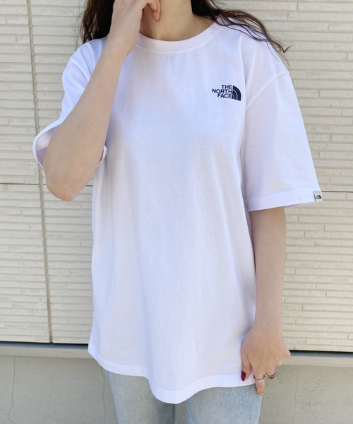 THE NORTH FACE（ザノースフェイス）の「国内未発売 THE NORTH FACE(ザ・ノースフェイス)/ワンポイントロゴ 半袖 デイリーコットンTシャツ/DAILY LOGO SS/R/TEE（Tシャツ/カットソー・レディース・ブラック/ホワイト/グレー/パープル/ライトグレー/ブルー・L/XXL/M/XL）」の12枚目の写真