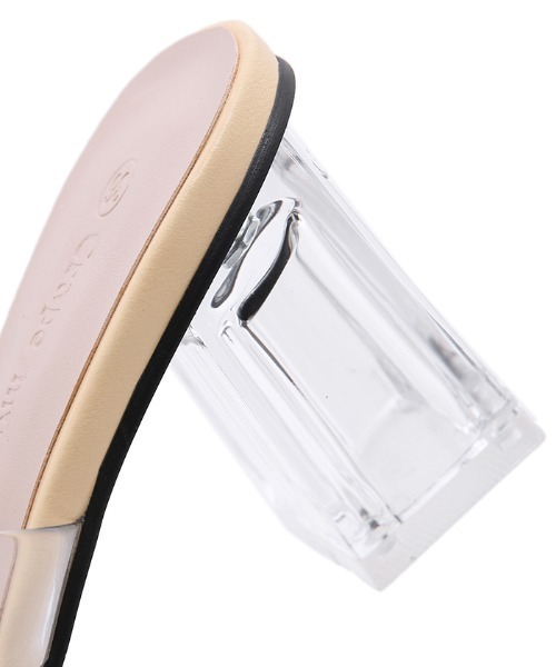 Futier land（フューティアランド）の「クリアチューブスクエアサンダル（サンダル・レディース・アイボリー/イエロー/ミント・40/38/36/39/37）」の7枚目の写真