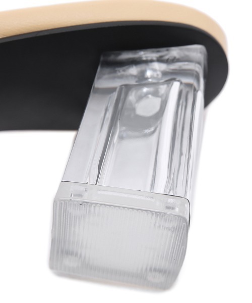 Futier land（フューティアランド）の「クリアチューブスクエアサンダル（サンダル・レディース・アイボリー/イエロー/ミント・40/38/36/39/37）」の8枚目の写真