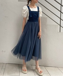 OLIVE des OLIVE | チュールエアリージャンスカ(ワンピース)