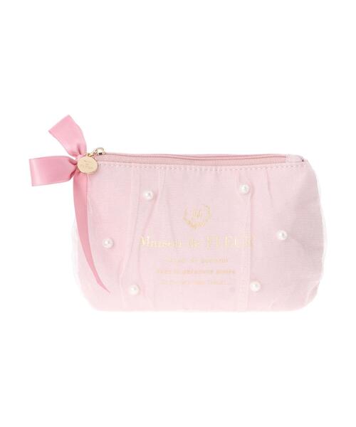 Maison de FLEUR（メゾンドフルール）の「チュールパールポーチ