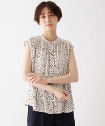 DRESKIP | サテンノースリーブブラウス(シャツ/ブラウス)