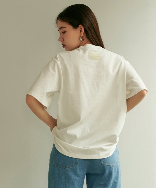 TINA：JOJUN（ティーナジョジュン）の「ユニセックスプリントＴシャツ TINA：JOJUN（Tシャツ/カットソー・レディース・ホワイト系その他/ホワイト系その他2・M）」の10枚目の写真