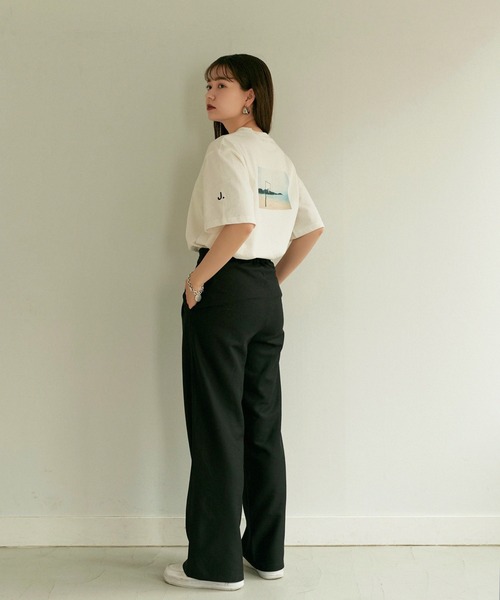 TINA：JOJUN（ティーナジョジュン）の「ユニセックスプリントＴシャツ TINA：JOJUN（Tシャツ/カットソー・レディース・ホワイト系その他/ホワイト系その他2・M）」の14枚目の写真