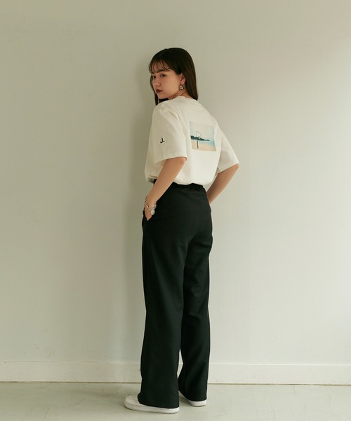 TINA：JOJUN（ティーナジョジュン）の「ユニセックスプリントＴシャツ TINA：JOJUN（Tシャツ/カットソー・レディース・ホワイト系その他/ホワイト系その他2・M）」の16枚目の写真