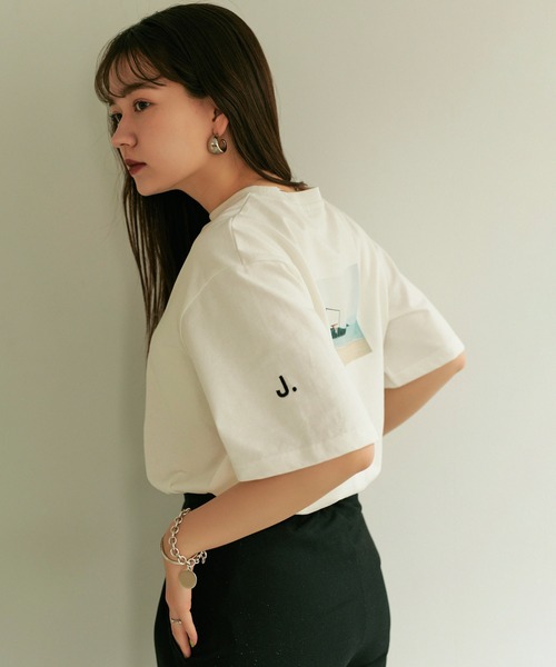 TINA：JOJUN（ティーナジョジュン）の「ユニセックスプリントＴシャツ TINA：JOJUN（Tシャツ/カットソー・レディース・ホワイト系その他/ホワイト系その他2・M）」の19枚目の写真