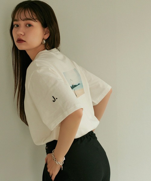 TINA：JOJUN（ティーナジョジュン）の「ユニセックスプリントＴシャツ TINA：JOJUN（Tシャツ/カットソー・レディース・ホワイト系その他/ホワイト系その他2・M）」の20枚目の写真