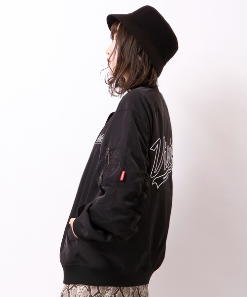 VISION STREET WEAR（ヴィジョンストリートウェア）の「VISION STREET WEAR ワッペンビッグシルエット MA-1（MA-1・メンズ・カーキ/ブラック/マルチ・M/LL/L）」の21枚目の写真