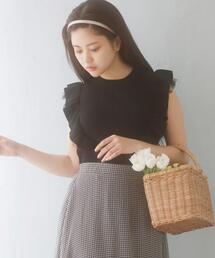 INGNI | 12Gフリルノースリニット(ニット/セーター)