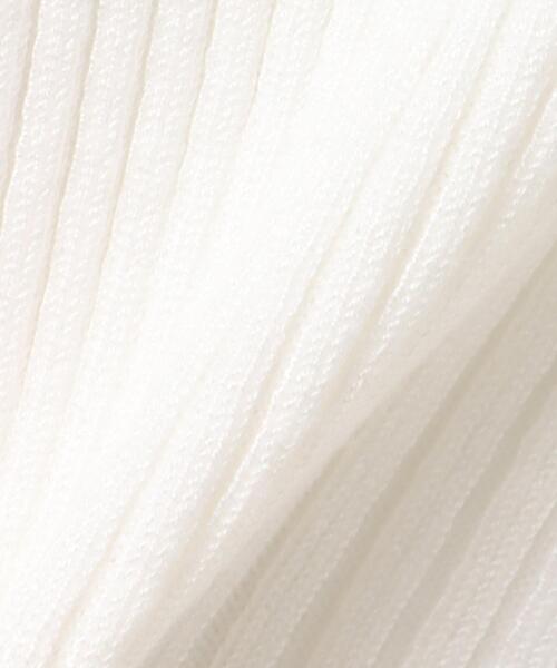 INGNI（イング）の「フリルノースリニット（ニット/セーター・レディース・ブラック/オフホワイト/モカ・M）」の7枚目の写真