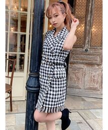 RESEXXY | ツイードテーラーベスト(テーラードジャケット)