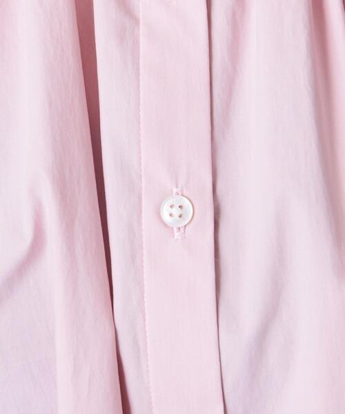 UNITED ARROWS(ユナイテッドアローズ)の「UWSC ギャザー ボリューム シャツカラー ブラウス †(シャツ/ブラウス・レディース・ブラック/オフホワイト/ライトピンク・FREE)」の10枚目の写真