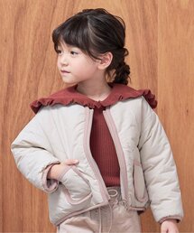 apres les cours | WEB限定 リバーシブルボアジャケット_ウォッシャブル(その他アウター)