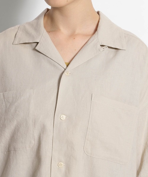 niko and（ニコアンド）の「リネン混ドロストシャツ（シャツ