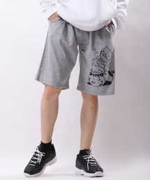 総柄ミニ裏毛ショートパンツ