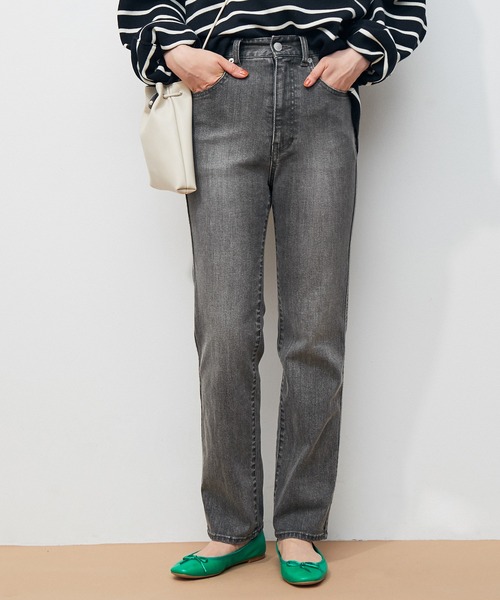 セール Web限定 ストレッチカラーデニムパンツ デニムパンツ Adam Et Rope アダムエロペ のファッション通販 Zozotown