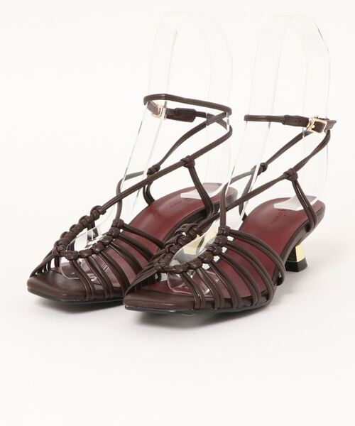 LILY BROWN（リリーブラウン）の「クロスストラップサンダル（サンダル・レディース・イエロー/ブラック/ブラウン・SMALL/LARGE/MEDIUM）」の6枚目の写真