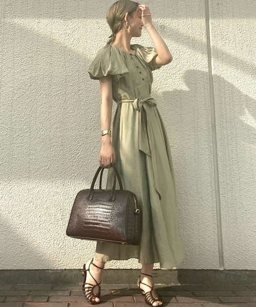 LILY BROWN（リリーブラウン）の「クロスストラップサンダル（サンダル・レディース・イエロー/ブラック/ブラウン・SMALL/LARGE/MEDIUM）」の16枚目の写真