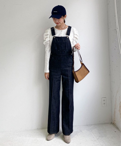 EPIMI E'PIMMY（エピミエピミー）の「パワショルカットカーディガン（カーディガン/ボレロ・レディース・オフホワイト/ブラック/ベージュ/コーラルピンク・MEDIUM）」の6枚目の写真