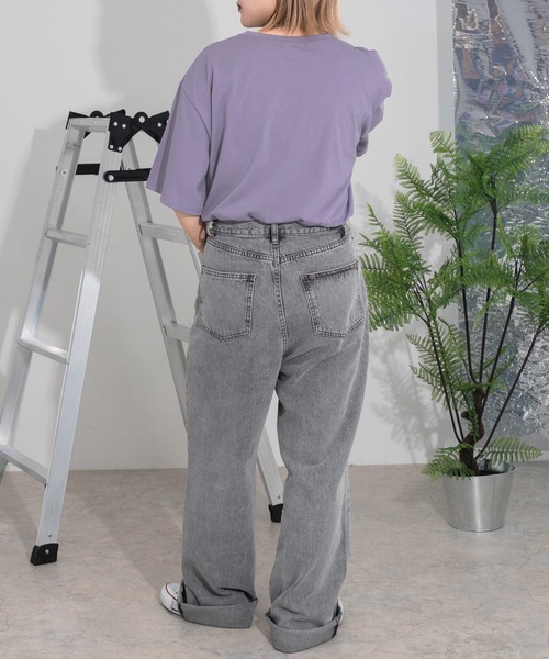 kutir(クティール)の「アソートプリントTシャツ(Tシャツ/カットソー・レディース・ホワイト/チャコールグレー/ダークブラウン/オフホワイト/ダークグレー/ラベンダー/オートミール・FREE)」の17枚目の写真