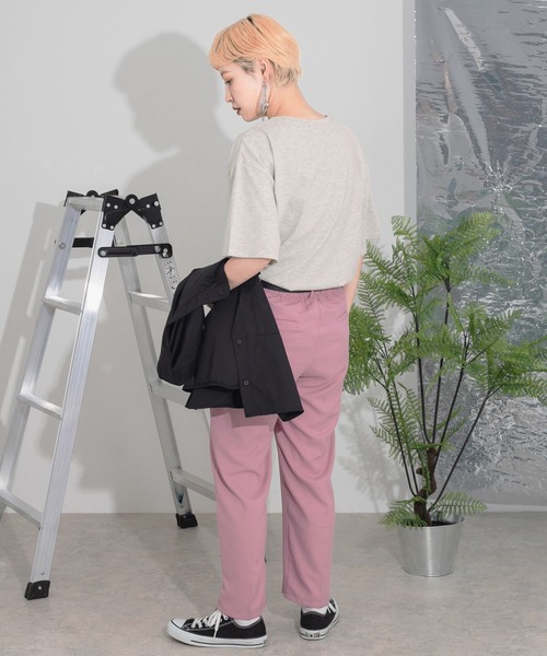 kutir(クティール)の「アソートプリントTシャツ(Tシャツ/カットソー・レディース・ホワイト/チャコールグレー/ダークブラウン/オフホワイト/ダークグレー/ラベンダー/オートミール・FREE)」の14枚目の写真