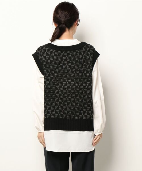 チチカカ（チチカカ）の「ジャカードニットドッキングプルオーバー（その他トップス・レディース・ブラック/ブラウン/グリーン・FREE）」の12枚目の写真