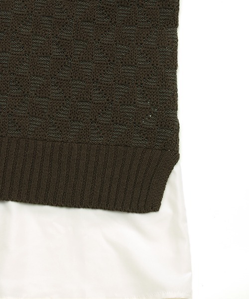 チチカカ（チチカカ）の「ジャカードニットドッキングプルオーバー（その他トップス・レディース・ブラック/ブラウン/グリーン・FREE）」の14枚目の写真